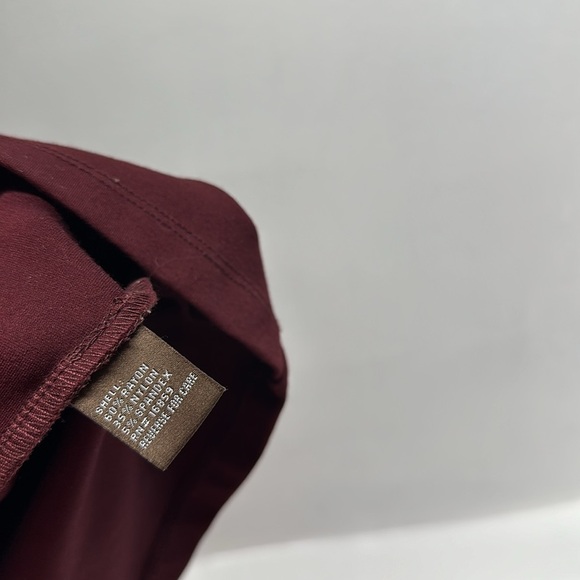 J McLaughlin Isabel Dress A-Line Sheath Midi Knot Bow Burgundy Red Size S Small - Picture 8 of 10